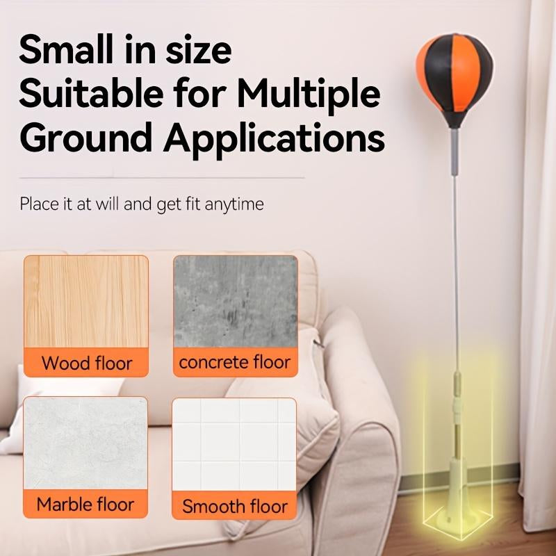 Premium Quality Speed Ball with Stand—Suitable for Teens and Adults, Height Adjustable—360° Bounce Design, Portable for Stress Relief and Fitness—Ideal for Bedrooms, Living Rooms, and Gardens